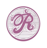 the letter r in a purple circle